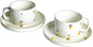 Ceramic Coffee Mug Set of 2, 8 oz Lemon Design Cups by ASBEFORE