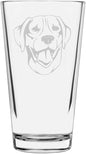 Plott Hound Custom Personalized Dog Themed Etched All Purpose 16oz Pint Glass
