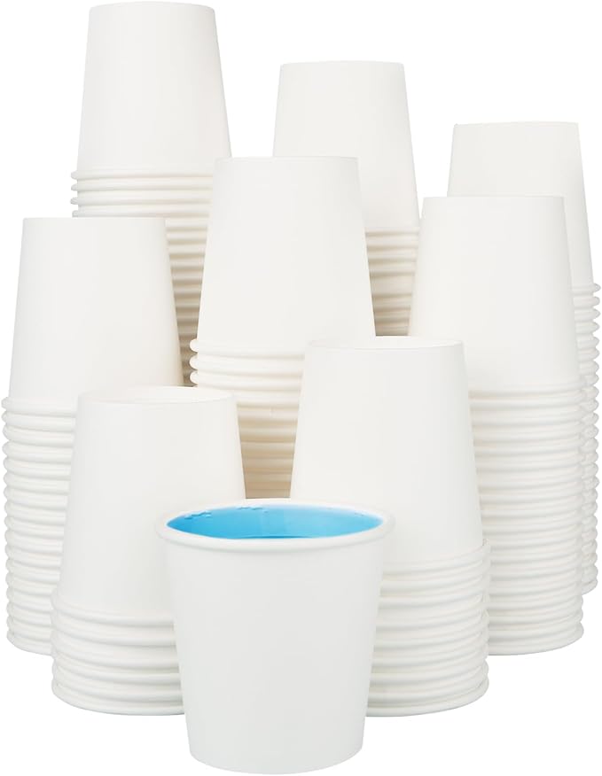 300 Pack 5oz Disposable Paper Cups, Small Bathroom Cups | Food-grade, Leak by Huifany