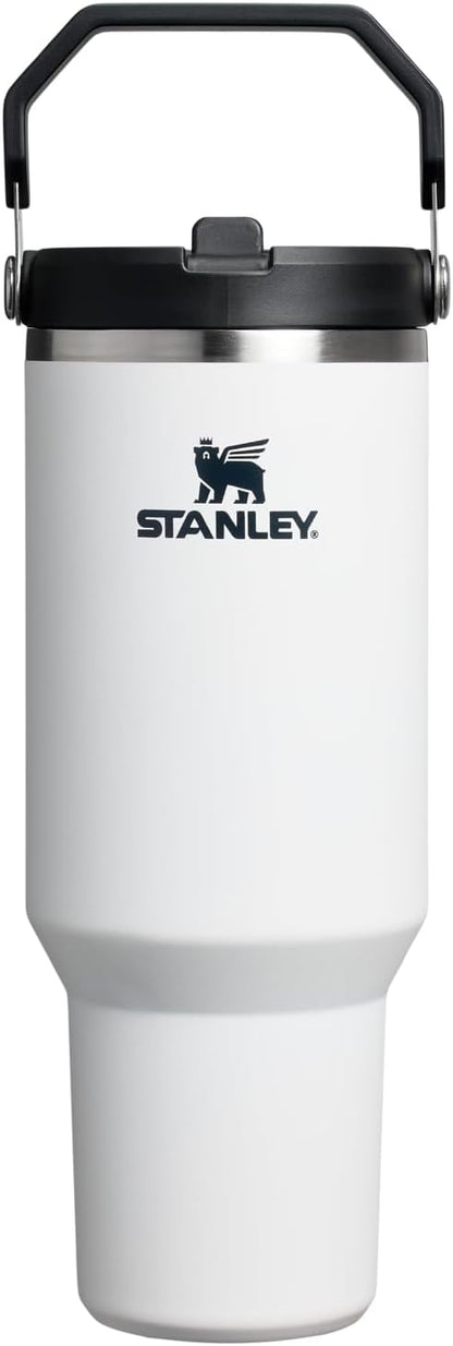 STANLEY IceFlow 2.0 Flip Straw Tumbler, 40 oz, Chalk | Easy Carry Handle | by Unknown