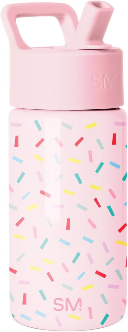 Simple Modern Kids Water Bottle & Toddler Cup | 14oz | Confetti | Insulated by Unknown