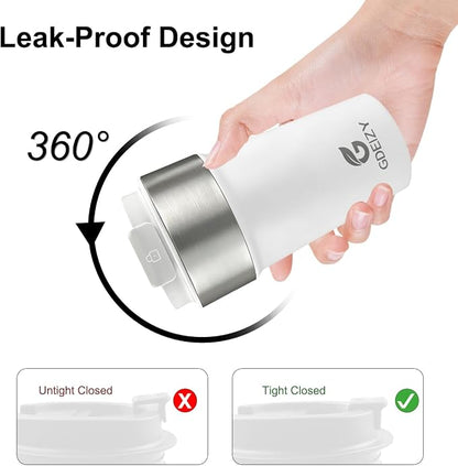 17oz Insulated Travel Coffee Mug, Stainless Steel Cup - Image 3