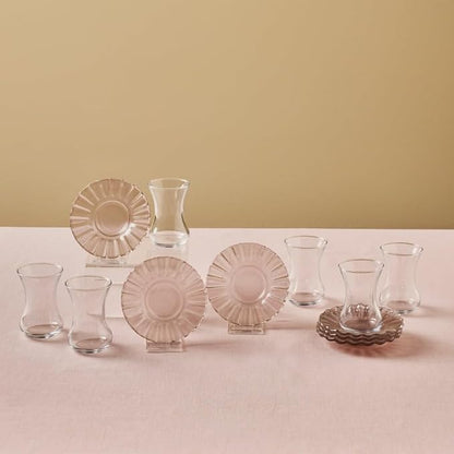 Karaca Luna 12-Piece Turkish Tea Cups - Image 6