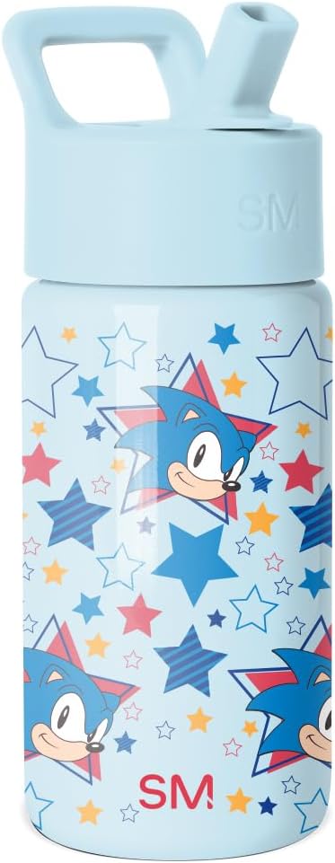 Simple Modern Sonic the Hedgehog Kids Water Bottle & Toddler Cup | 14oz | by Unknown