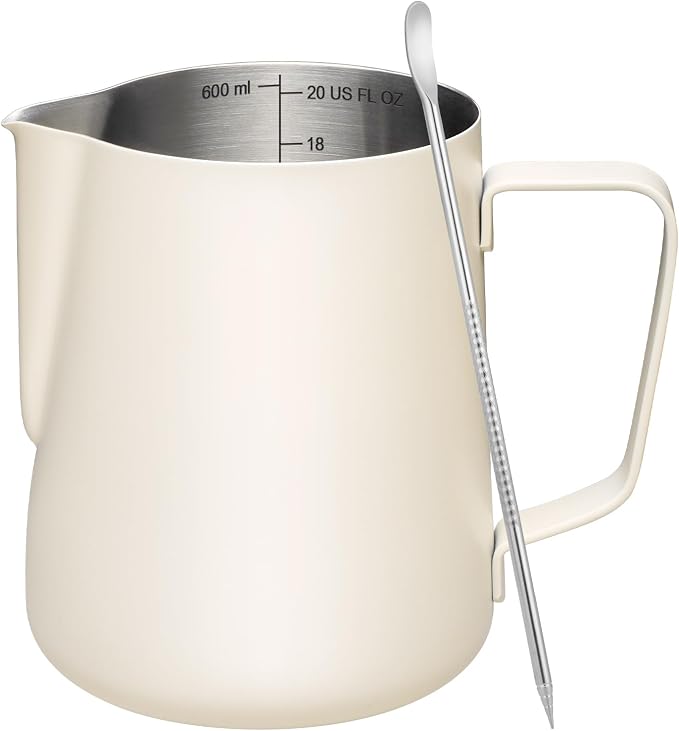 Amrules Milk Frothing Pitcher, 20oz Milk Frother Cup by Amrules