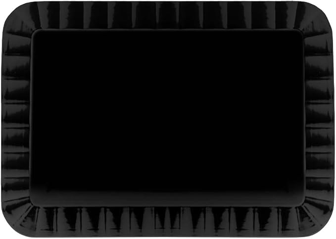 Party Essentials Deluxe Quality Hard Plastic 70 Count Rectangular by PartyEssentials