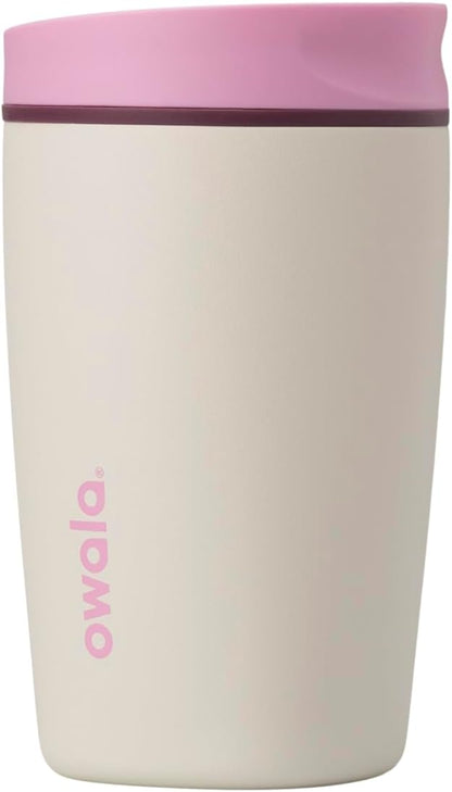 Owala SmoothSip Slider Insulated Stainless Steel Coffee Tumbler, Reusable Iced by Unknown