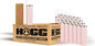 Hogg 20 oz Skinny Case (24 Units) - Light Pink, Powder Coated Tumblers for Laser Engraving, Engravable Tumblers Bulk, Stainless Steel Cups Bulk, Insulated Cups with Lids and Straws