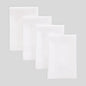 Solino Home White Linen Napkins Set of 4-100% Pure Linen Cloth Washable Dinner Napkins 20 x 20 Inch for Winter, Valentines, Spring, Easter - Fete
