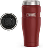 THERMOS Stainless King Stainless Steel Tumbler, Rustic Red | Vacuum-Insulated by Thermos