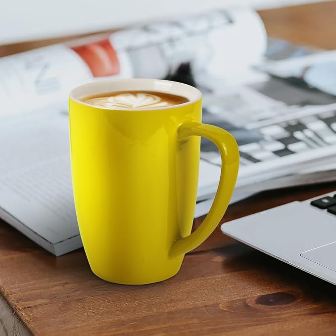 homEdge Porcelain Mug Set, 16 Ounces Cup - Image 6