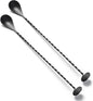 Bar Spoon Cocktail Mixing Stirrers, 12” by Briout
