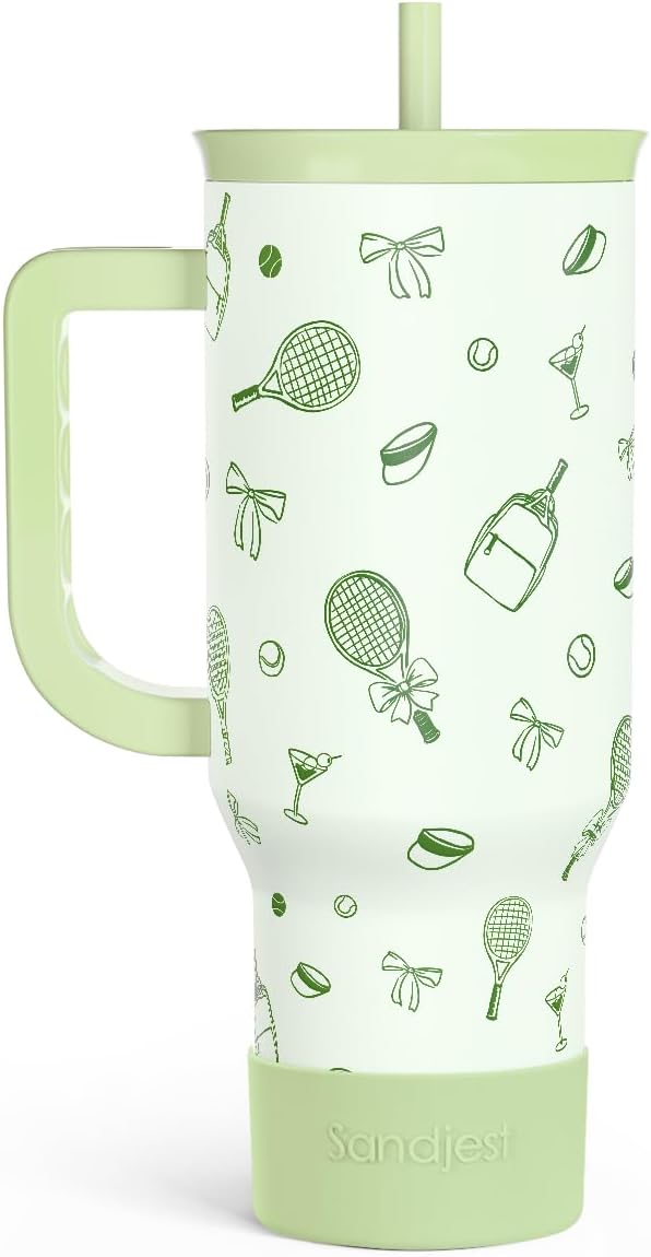 SANDJEST Tennis 40oz Tumbler by SANDJEST