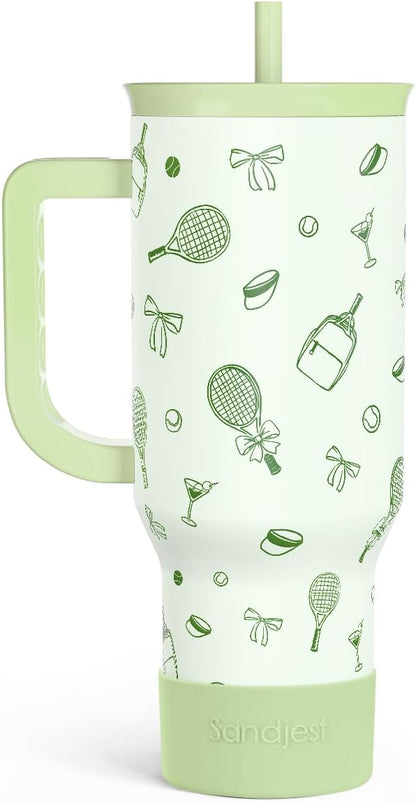 SANDJEST Tennis 40oz Tumbler by SANDJEST