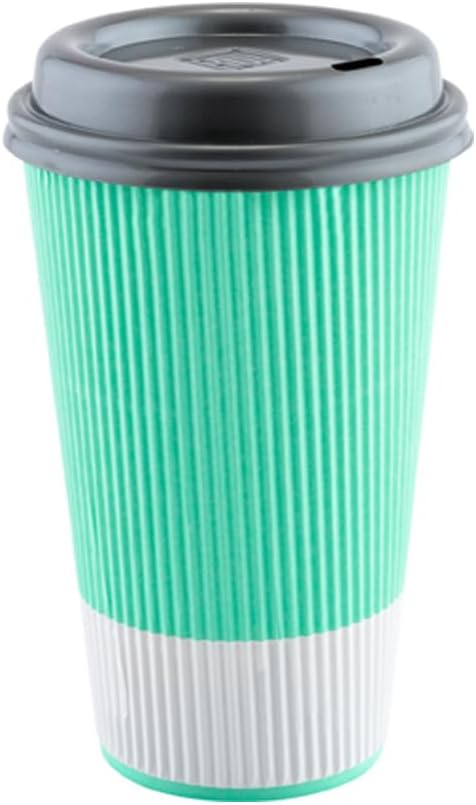 Restaurantware 16 Ounce Double Wall Disposable Coffee Cups, 500 Insulated Light - Image 10