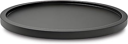 10" Black Bamboo Lazy Susan Organizer Kitchen Turntable for Cabinet Pantry Table Organization