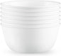 Corelle Vitrelle 28-oz Soup/Cereal Bowls Set of 6 Chip & Crack Resistant Dinnerware Bowls for Soup, Ramen, Cereal and More, Triple Layer Glass, Winter Frost White