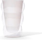 Teaspressa White Glass Cloud Cup 12 oz Double-Wall Insulated Borosilicate Glass by Teaspressa