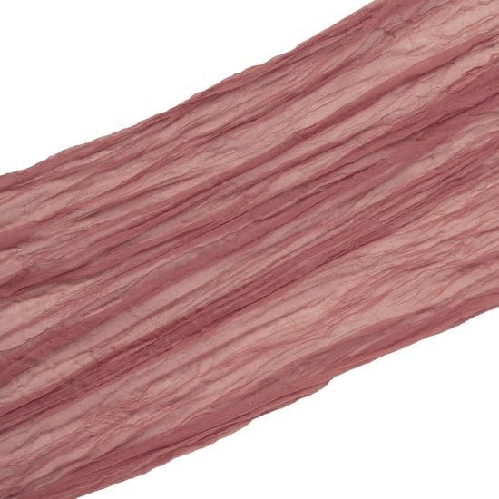 Efavormart 20ft Mauve Gauze Cheesecloth Wedding Arch Drapery Fabric, Extra Long - Image 8