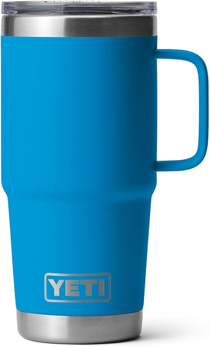 YETI Rambler 20 oz Travel Mug, Stainless Steel, Vacuum Insulated - Image 4