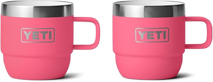 YETI Rambler 6 oz Stackable Mug, Stainless Steel, Vacuum Insulated by YETI