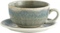 Coffeezone Vintage Design 12 oz Ceramic Latte Art Cappuccino Barista Cup by Coffeezone