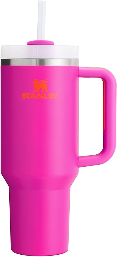 STANLEY Quencher H2.0 Flow State Tumbler, 40 oz, Vivid Violet | Handle and by Unknown