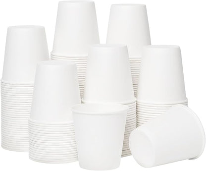 RACETOP 3 oz Bathroom Paper Cups, 100 Pack, Disposable Mouthwash Cups | by RACETOP