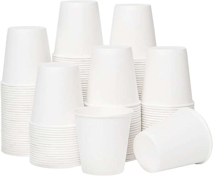 RACETOP 3 oz Bathroom Paper Cups, 3000 Pack, Disposable Mouthwash Cups | by RACETOP