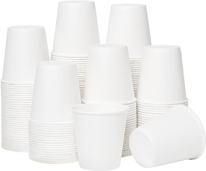 RACETOP 3 oz Bathroom Paper Cups, 200 Pack, Disposable Mouthwash Cups | by RACETOP