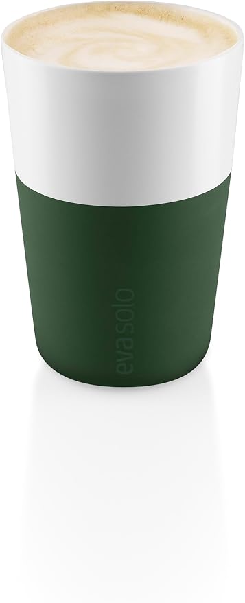 Eva Solo | 2 Latte Tumbler Mugs | 12 oz Porcelain Coffee Cup Tumblers - Image 2