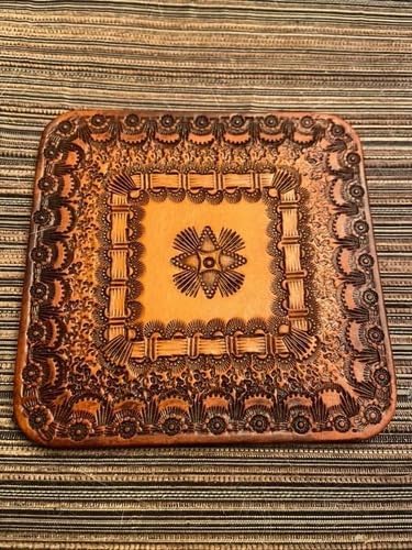 Leather Coasters 4"- 4 or 25 Packs Unfinished - Image 7