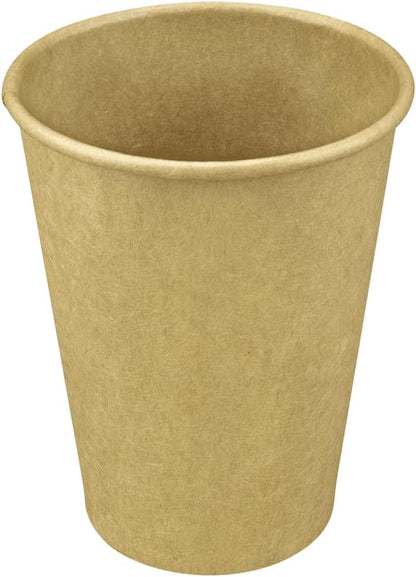 Karat 10oz Kraft Paper Coffee Cups Disposable, Leak-Resistant Double Poly-Lined - Image 7