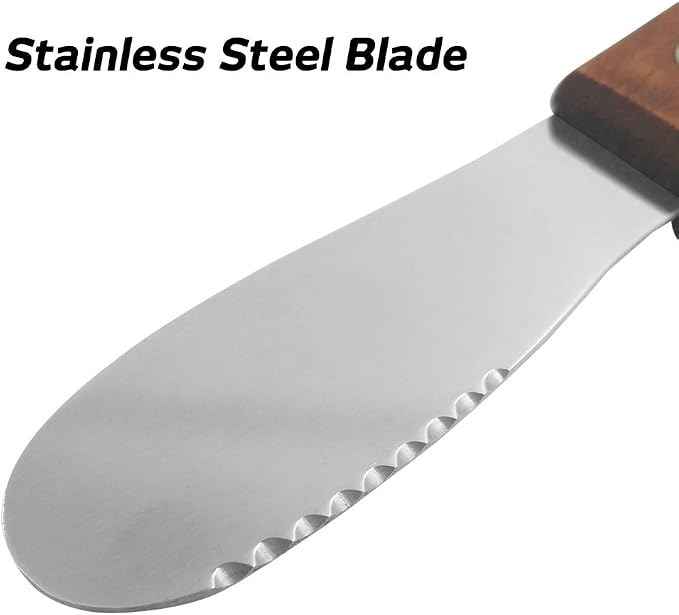 DaKuan 8 Pack Stainless Steel Straight Edge Wide Butter Spreader - Image 7