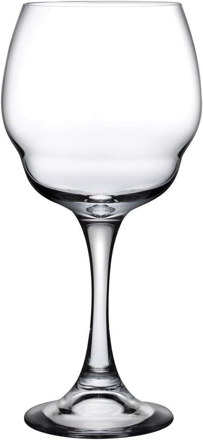NUDE Red Wine Glasses Set of 2, Heads Up – Crystal Large Long Stem Red Wine Glasses with Double Curve Base, Handmade Lead-Free, 25 oz