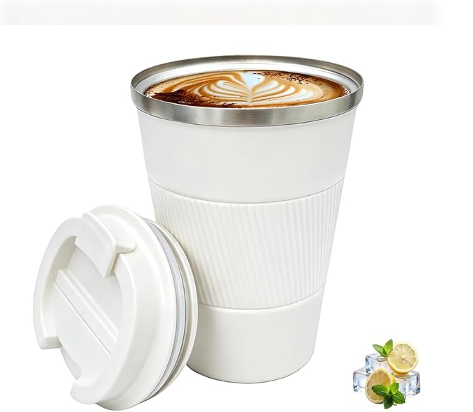 Coffee Mug with Leak Proof Lid, Travel Mug Stainless Steel Tumbler, Double Wall by Unknown