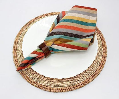 Napkin Rings for Dining Table, Classic Farmhouse Style, Holiday and Party Decor - Image 3