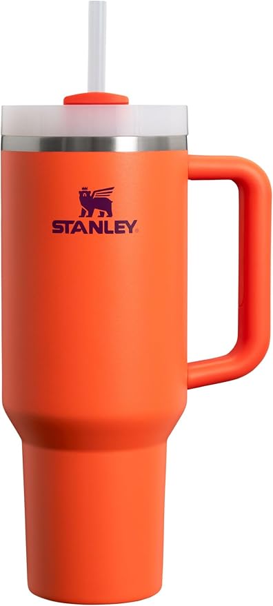 STANLEY Quencher H2.0 Flow State Tumbler, 40 oz, Tigerlily Plum | Handle and by Unknown