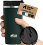 GORILLA GRIP 304 Stainless Steel Double Insulated Travel Coffee Mug, Leakproof by Unknown