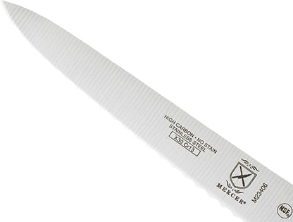 Mercer Culinary M23406 Millennia Black Handle, 6-Inch Wavy Edge, Utility Knife - Image 2