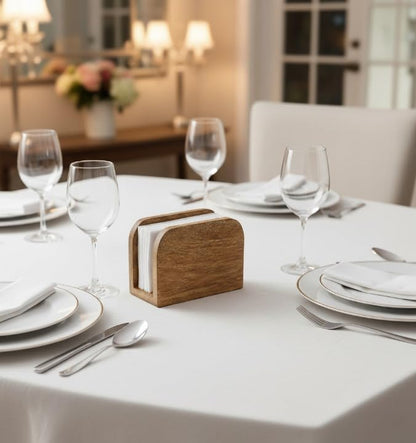 Premium Mango Wood Napkin Holder - Image 6