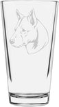 Canaan Dog Custom Personalized Dog Themed Etched All Purpose 16oz Pint Glass