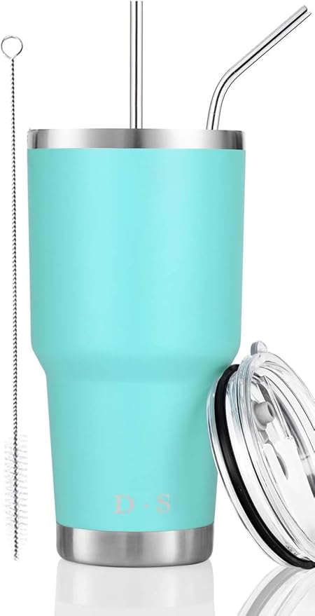 D·S 30oz Mint Tumbler Double Wall Vacuum Insulated Travel Coffee Mug | Double by D%C2%B7STUMBLER
