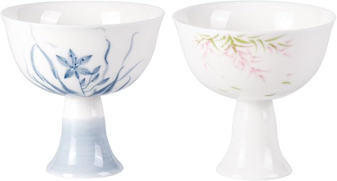 KAMMAK Tea Cup, 2.5oz Small Tea Cups Set of 2, Chinese Kungfu Tea Cups by KAMMAK