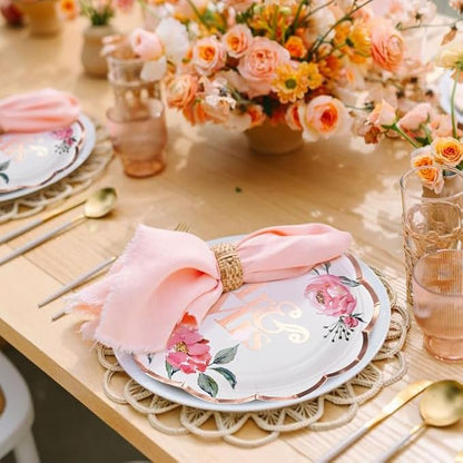 WRAPAHOLIC 25Pcs Wedding Paper Plates - Image 3