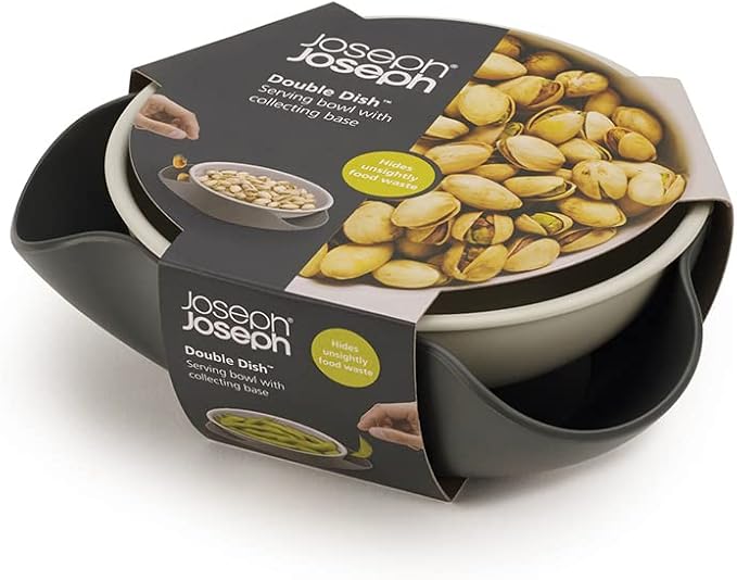 Joseph Joseph Double Dish Pistachio and Snack Serving bowl - Image 2