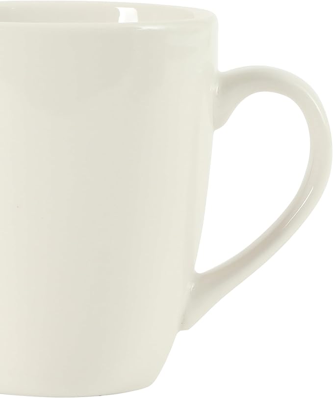 Gibson Home Great Essentials 12 Ounce Porcelain Coffee Mugs - Image 6