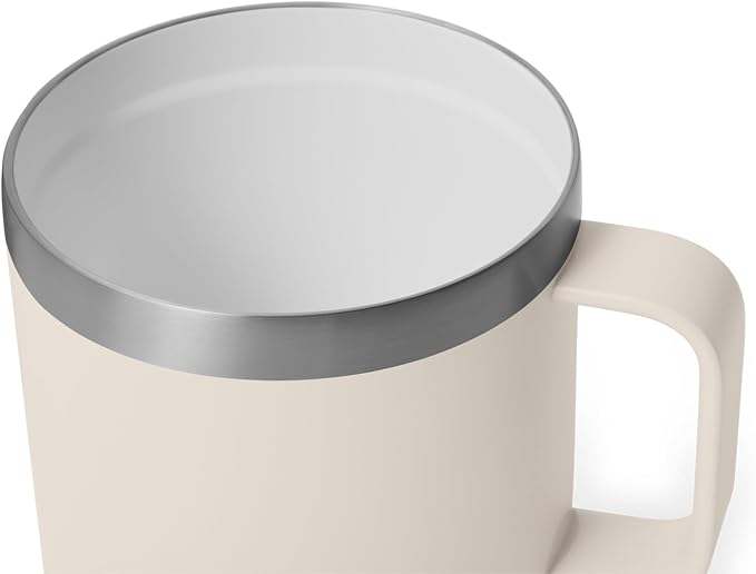 YETI Rambler 14 oz Ceramic Lined Stackable Mug, Vacuum Insulated, Stainless - Image 5