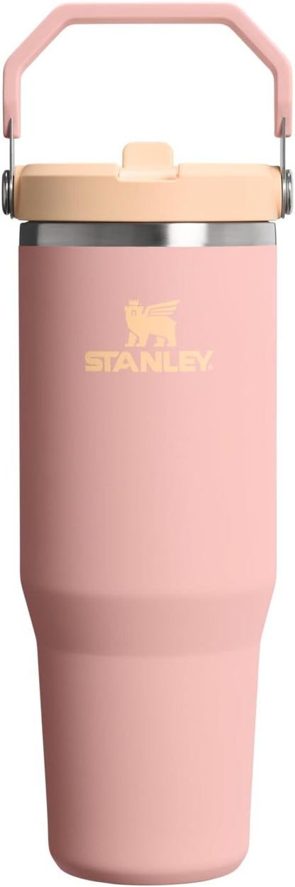 STANLEY IceFlow 2.0 Flip Straw Tumbler, 30 oz, Peach Rose | Easy Carry Handle | by Unknown