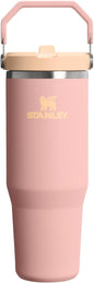 STANLEY IceFlow 2.0 Flip Straw Tumbler, 30 oz, Peach Rose | Easy Carry Handle | by Unknown